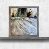 'Teal Burst' - Framed - Image 3
